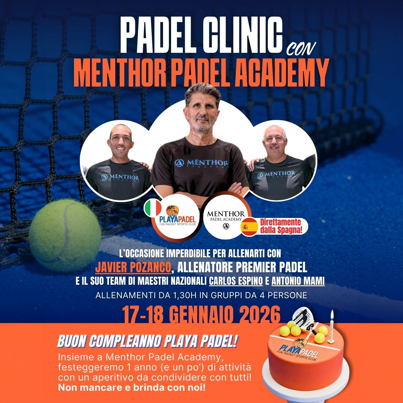 Padel Clinic con Menthor Padel Academy
